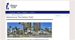 Desktop Screenshot of harborclubhoa.org