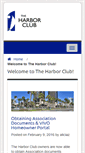 Mobile Screenshot of harborclubhoa.org